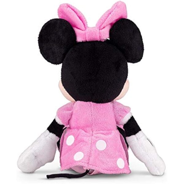 Minnie 10776 Disney Pink 11" Beans Plush, Multi, 6" - Image 3