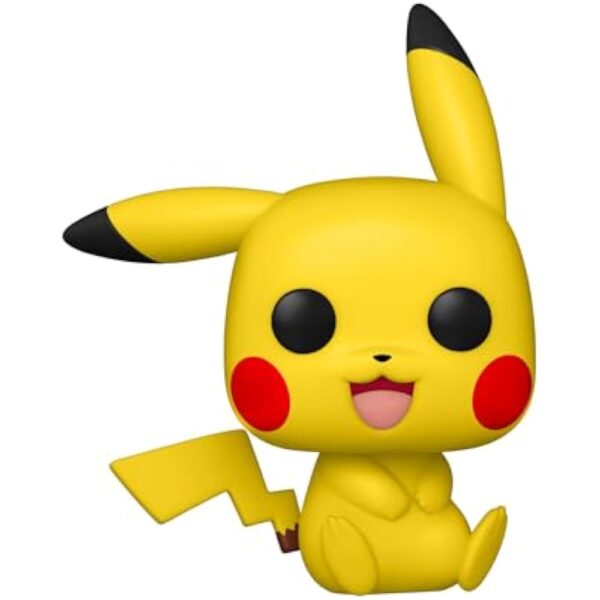 Funko POP Pop! Games: Pokemon - Pikachu (Sitting), 3.75 inches Multicolor 56307 - Image 3