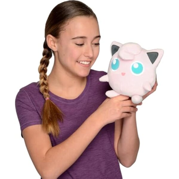 Pokémon 8" Jigglypuff Plush - Generation 1 Figure - Officially Licensed - Authentic Soft Stuffed Animal Toy - Gift for Kids, Boys, Girls - 2+ - Image 6