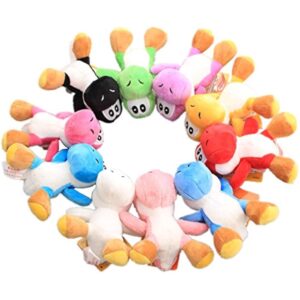 uiuoutoy Dragons Plush 4.7'' Keychain Doll Toy 10 Pieces Set