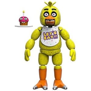 Funko Five Nights at Freddy's Articulated Chica Action Figure, 5",Yellow