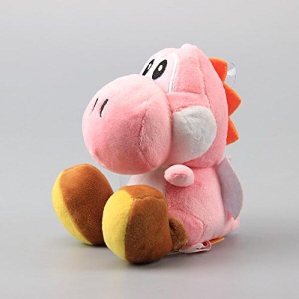 Pink Yoshi Plush Toy Stuffed Animal Doll 6" - Image 4