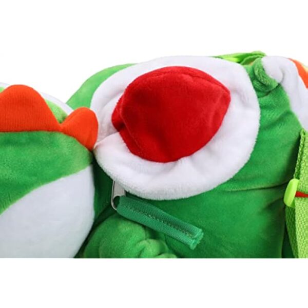 Super Mario Bros Yoshi 17 Youth Plush Backpack - Image 6