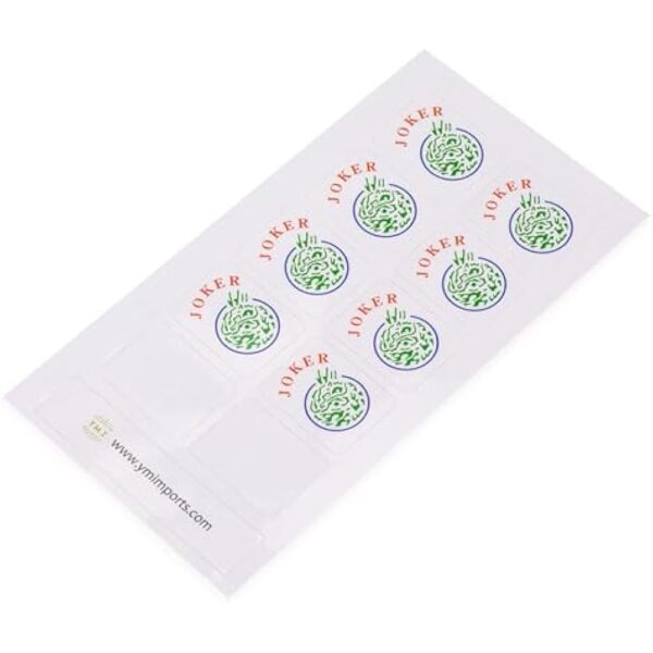 YMI American Mahjong Joker Tile Decal Stickers, Set of 8 - Image 2