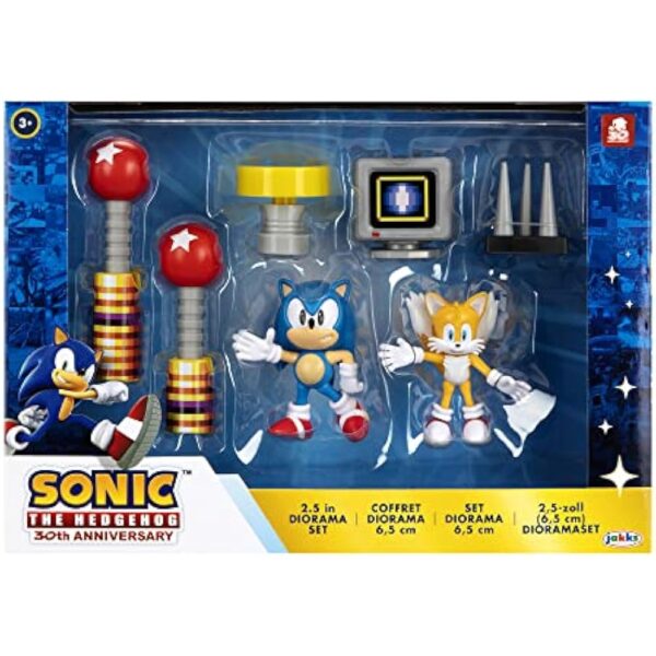 Sonic The Hedgehog 2.5-Inch Action Figure Diorama Set