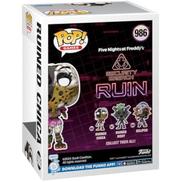 Funko POP! Games: Ruin - Ruined Chica - FNAF - Collectable Vinyl Figure - Gift Idea - Official Merchandise - for Kids & Adults - Video Games Fans - Model Figure for Collectors and Display - Image 3