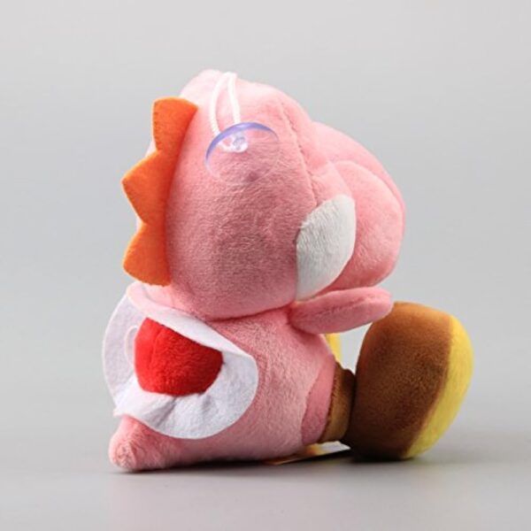 Pink Yoshi Plush Toy Stuffed Animal Doll 6" - Image 5
