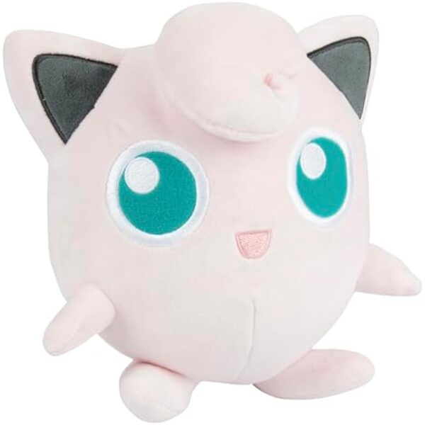 Pokémon 8" Jigglypuff Plush - Generation 1 Figure - Officially Licensed - Authentic Soft Stuffed Animal Toy - Gift for Kids, Boys, Girls - 2+ - Image 3