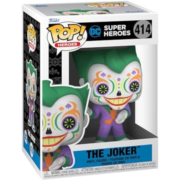 Funko POP Heroes: Dia De Los DC - Joker, Multicolor