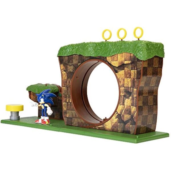 Sonic The Hedgehog Green Hill Zone Playset with 2.5" Sonic Action Figure - Image 3