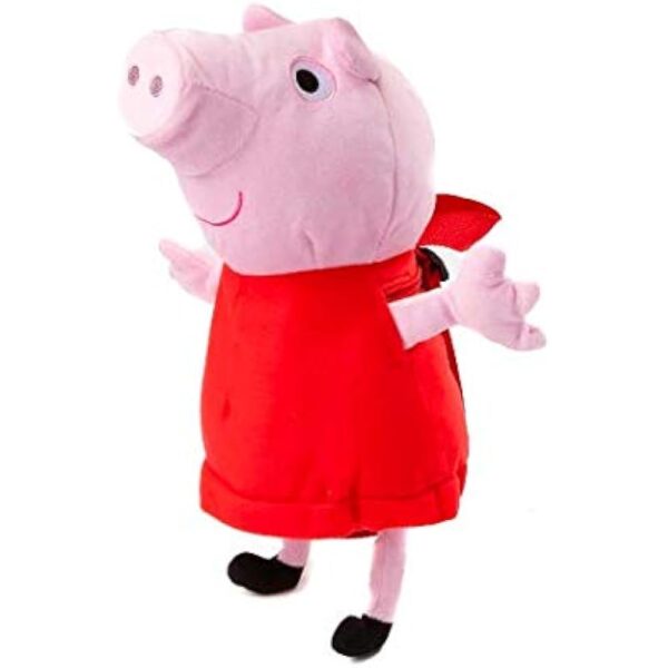 Peppa Pig Plush Backpack Pink Red - Image 5