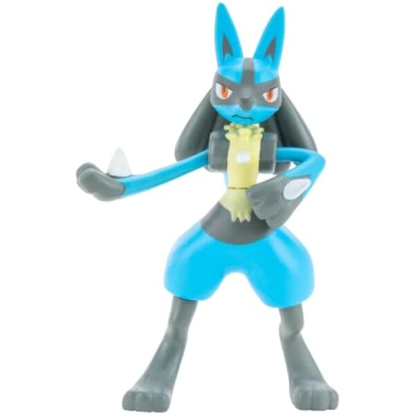 Pokemon Characters Set 8 Pack Pokemon Games Garchomp, Pikachu, Eevee, Lucario, Riolu, Munchlax, Glaceon & Leafeon - Figurine Toys - Image 2