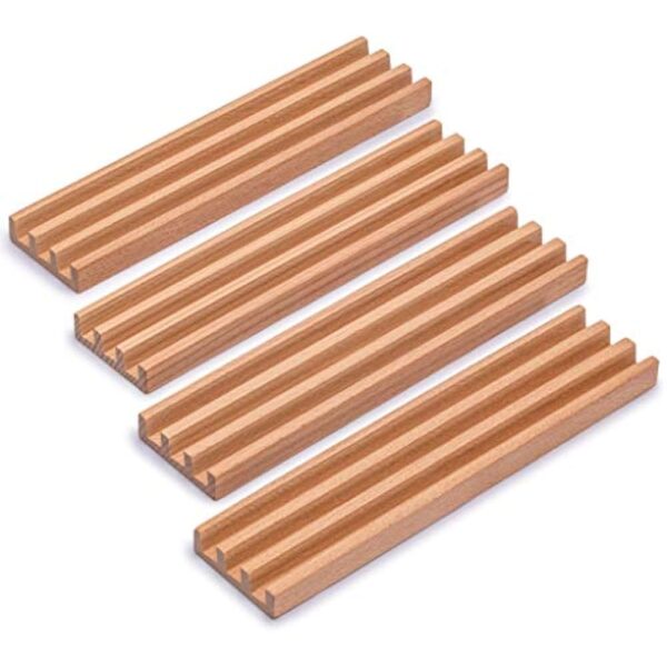 YMI 91 Tiles Double 12 Dominoes (Pips/Dots) Game Set with Wooden Case and 4 Racks - Image 5