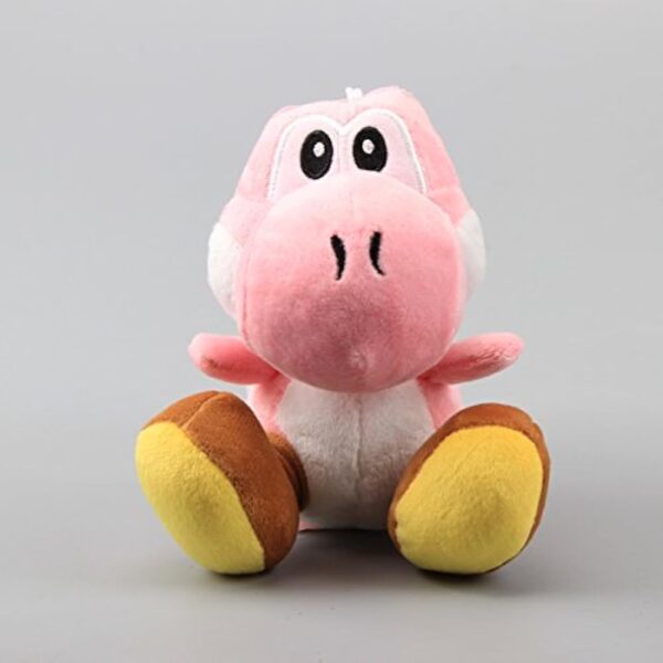 Pink Yoshi Plush Toy Stuffed Animal Doll 6" - Image 3