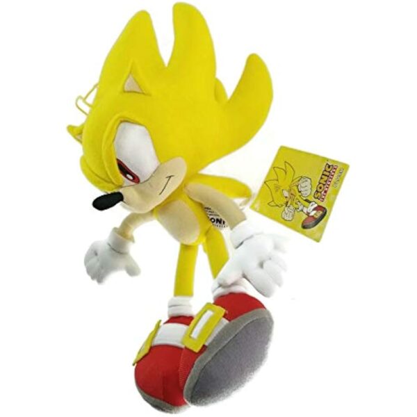 Sonic The Hedgehog Great Eastern GE-8958 Plush - Super Sonic, 12" - Image 3