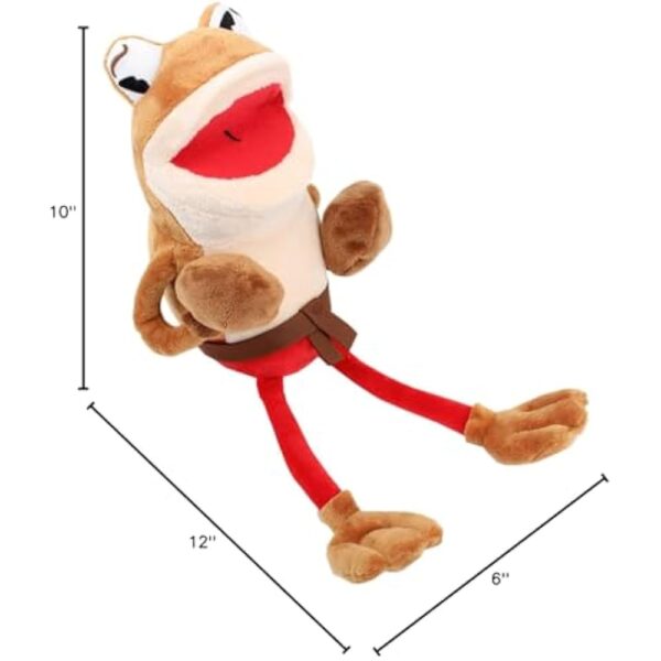 uiuoutoy Croaks The Frog Plush Toy 16'' Figure - Image 3