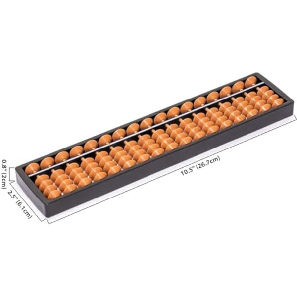 YMI Digit Standard Abacus 10.5 Inches - Professional 17 Column Soroban Calculator (Functional and Educational Learning Tool) - Image 6