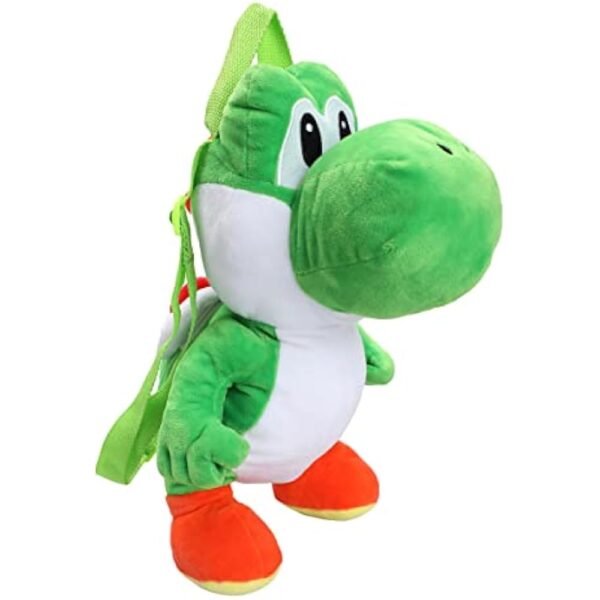 Super Mario Bros Yoshi 17 Youth Plush Backpack - Image 3