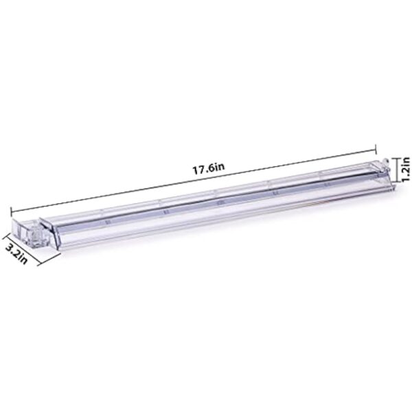 YMI Modern Mahjong Racks with Built-in Pushers - Clear - Set of 4 - Image 4