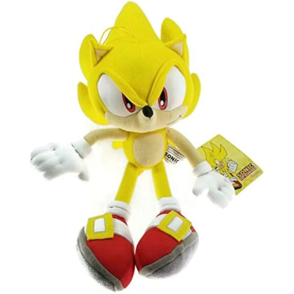 Sonic The Hedgehog Great Eastern GE-8958 Plush - Super Sonic, 12" - Image 4