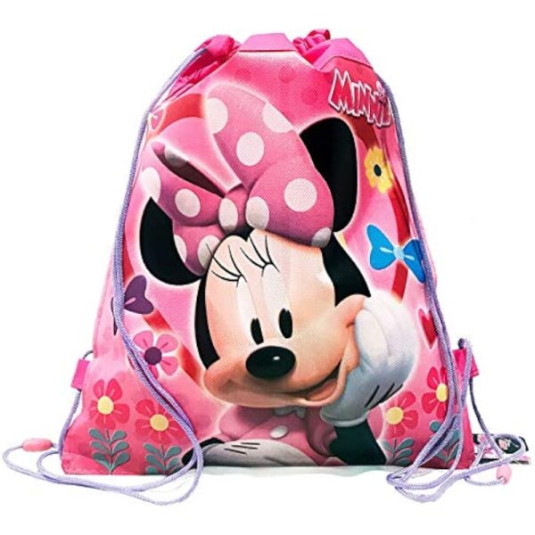 Minnie Mouse Disney Non Woven Sling Bag with Hang Tag - Ideal to use as a party favor bag - Image 2