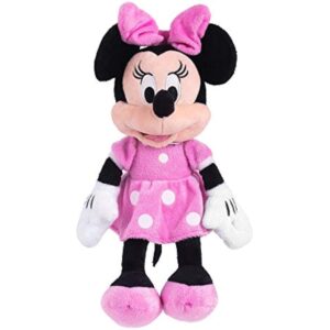 Minnie 10776 Disney Pink 11" Beans Plush, Multi, 6"