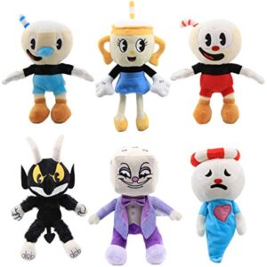 uiuoutoy Cup Chalice The Devil King Dice Ghost Plush Figures Set of 6pcs
