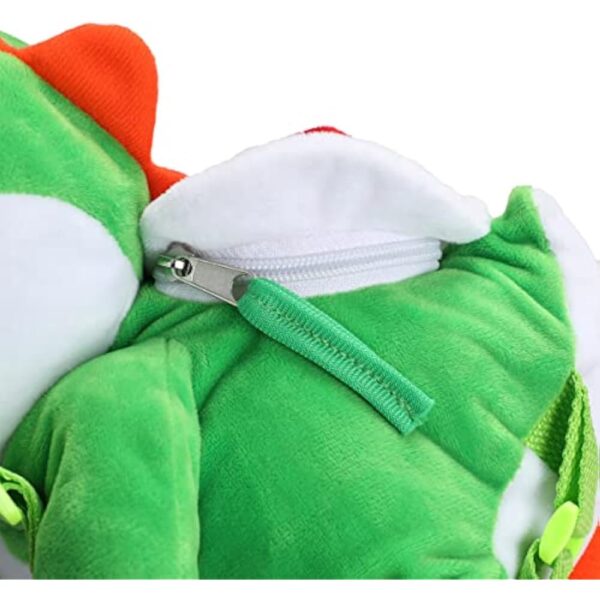 Super Mario Bros Yoshi 17 Youth Plush Backpack - Image 7
