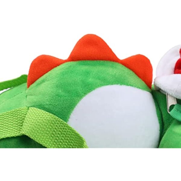 Super Mario Bros Yoshi 17 Youth Plush Backpack - Image 5