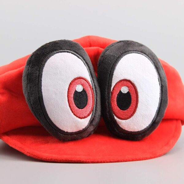 Odyssey Cappy Hat Cosplay Red Plush - Image 5