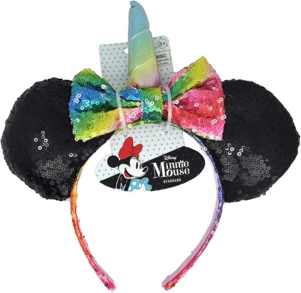 Minnie Mouse Ears Headband Unicorn